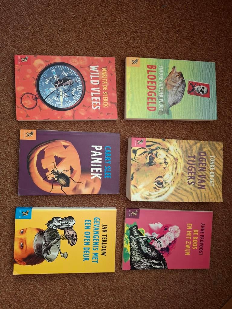 Jonge Lijsters 2003 - Complete set van 6 boeken, Ophalen of Verzenden, Zo goed als nieuw