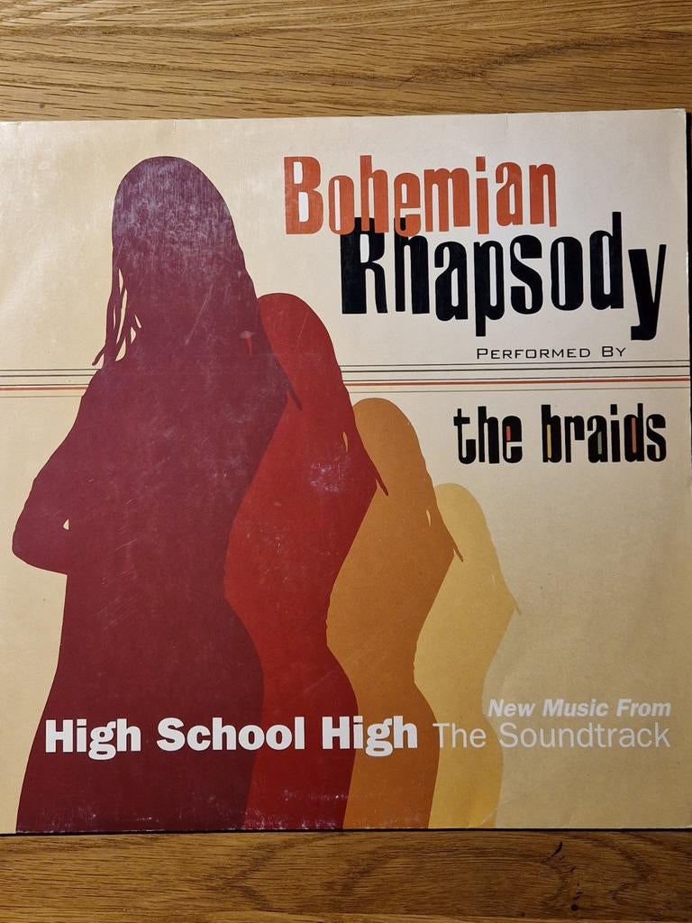 The Braids - Bohemian Rhapsody (Queen) 12 Inch Maxi Single, Ophalen of Verzenden, 1985 tot 2000, Gebruikt, 12 inch
