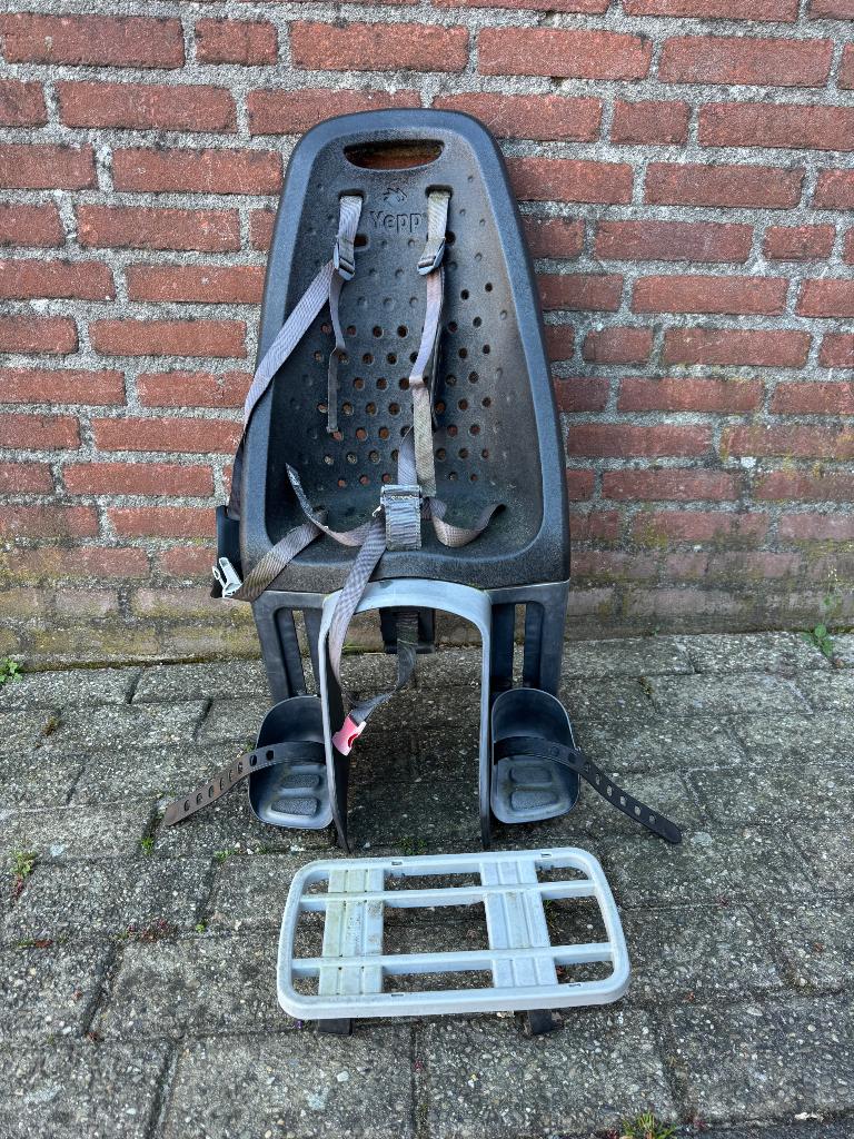 Yepp achterzitje met drager, Fietsen en Brommers, Fietsaccessoires | Fietsstoeltjes, Achterzitje, Yepp, Ophalen, 15 t/m 25 kg