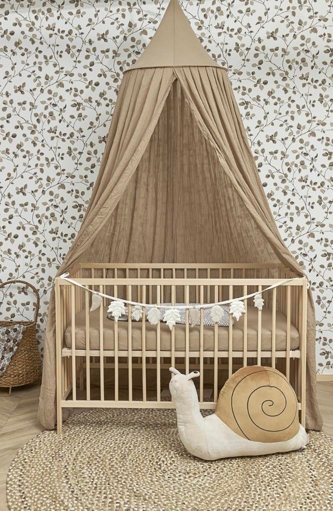 Meyco Baby Klamboe met verstelbare stok - Zandkleurig, Ophalen, Zo goed als nieuw, Klamboe