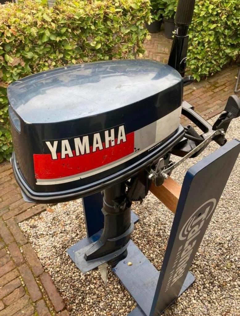 Yamaha 5 pk 2 takt kortstaart, Ophalen, Zo goed als nieuw, Motor en Techniek, Zeilboot of Motorboot
