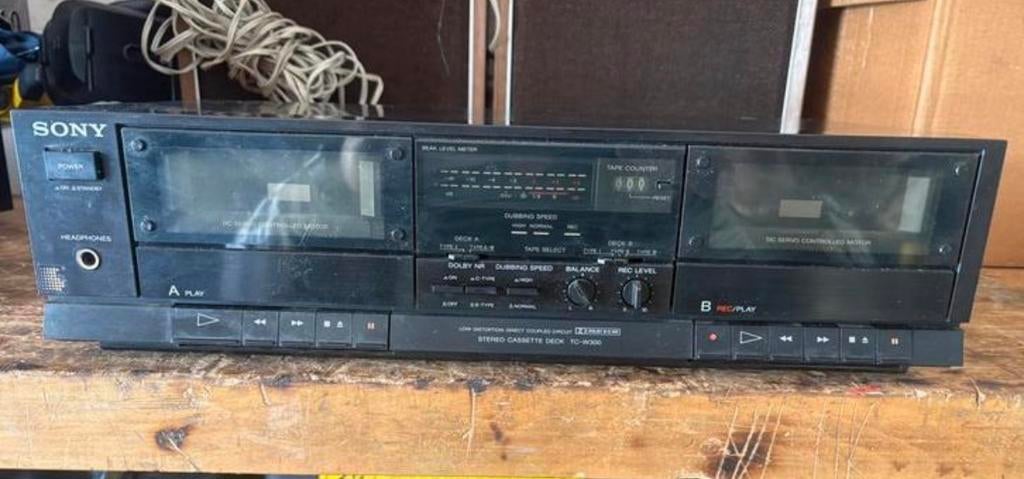 Sony cassettedeck TC-W300, Ophalen, Sony