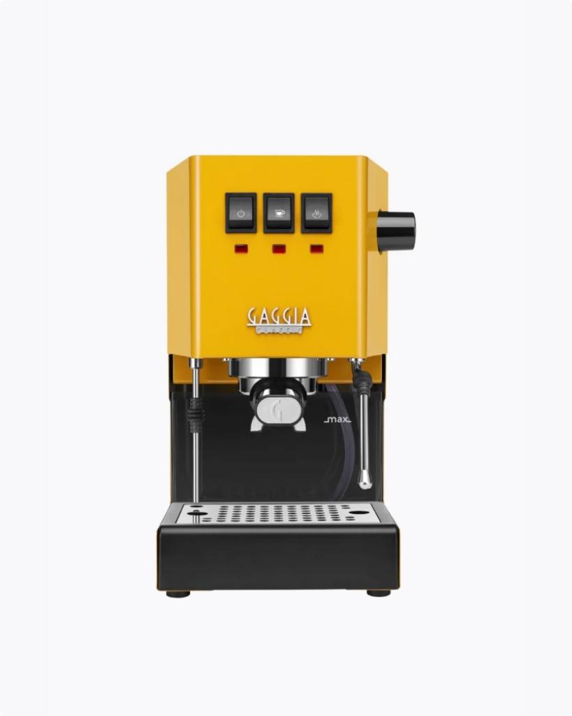 Gaggia Classic E24 Sunshine Yellow – zo goed als nieuw, Witgoed en Apparatuur, Koffiezetapparaten, Espresso apparaat, Zo goed als nieuw