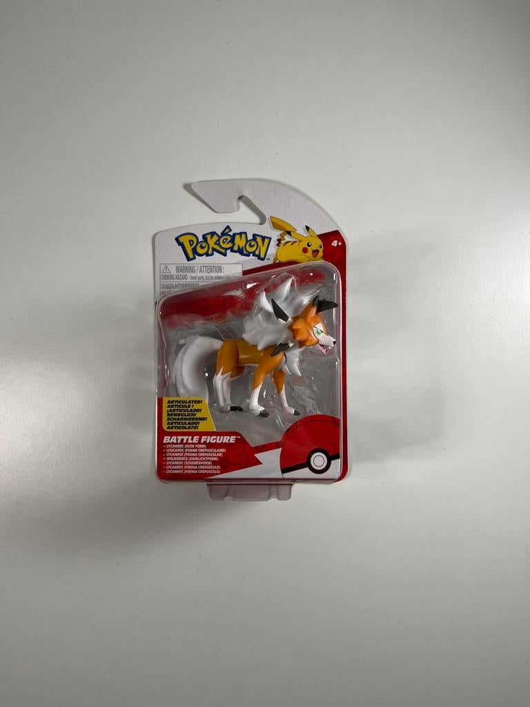 Pokemon action figure - Lycanroc dusk form, Verzamelen, Ophalen of Verzenden, Nieuw