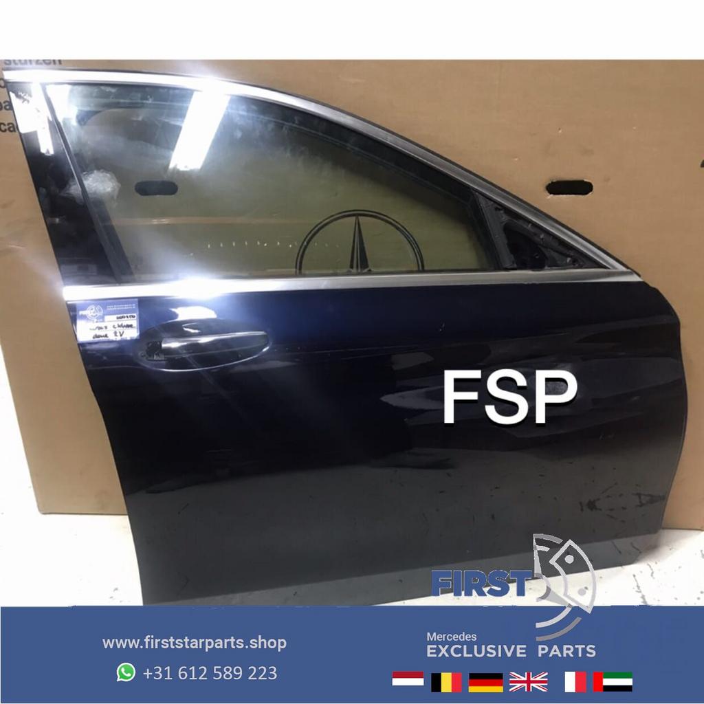 W205 S205 DEUR RECHTS VOOR PORTIER C Klasse BLAUW 2014-2020, Gebruikt, -, Deur, Ophalen of Verzenden