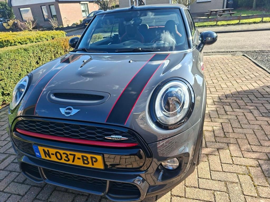 Cabrio Mini 2.0 S Cooper John Cooper Works AUT 2017 59000km!, Auto's, 1998 cc, Cabriolet, 4 stoelen, Particulier