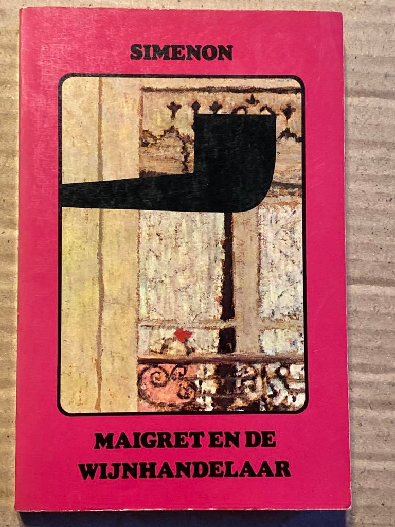 Maigret en de Wijnhandelaar - Simenon (Zwarte Beertjes), Boeken, Detectives, Ophalen of Verzenden, Gelezen