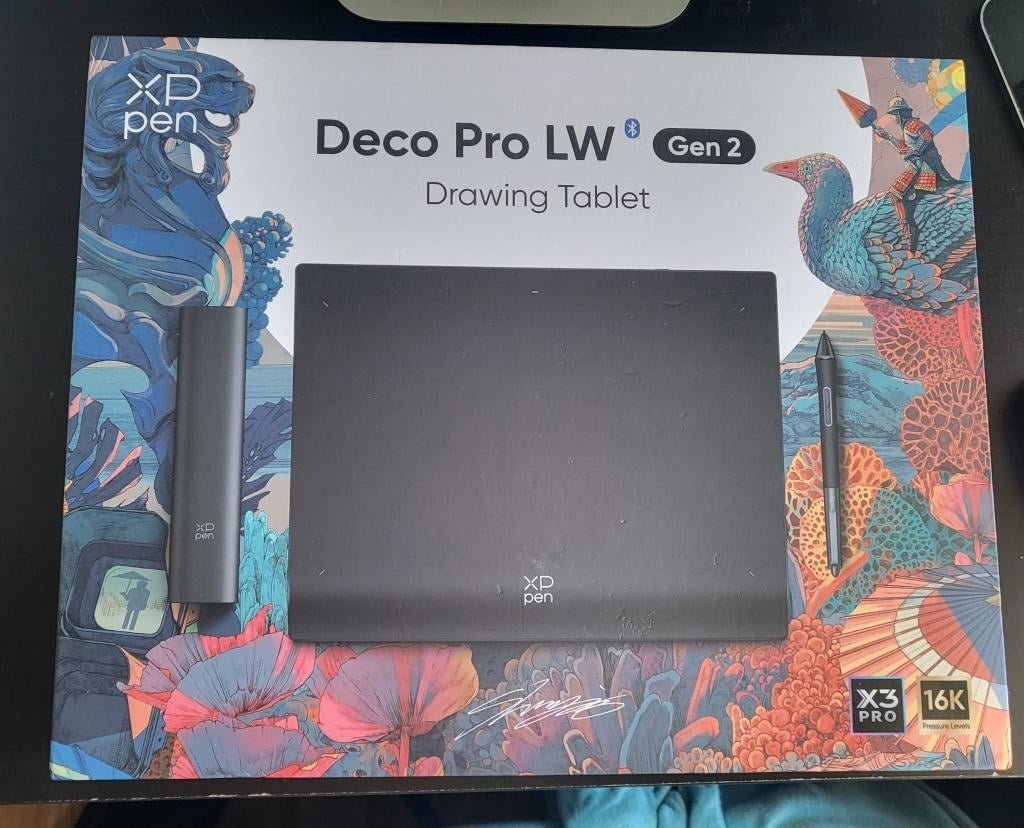 XPpen Deco Pro LW, Ophalen, Zo goed als nieuw, Bedraad, XP-PEN