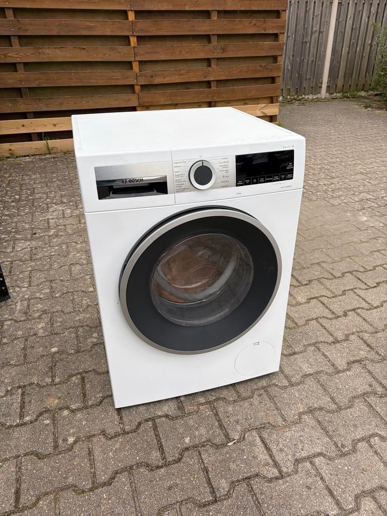 Bosch Serie 6 wasmachine 9 kg, Ophalen, 1200 tot 1600 toeren, Gebruikt, 8 tot 10 kg