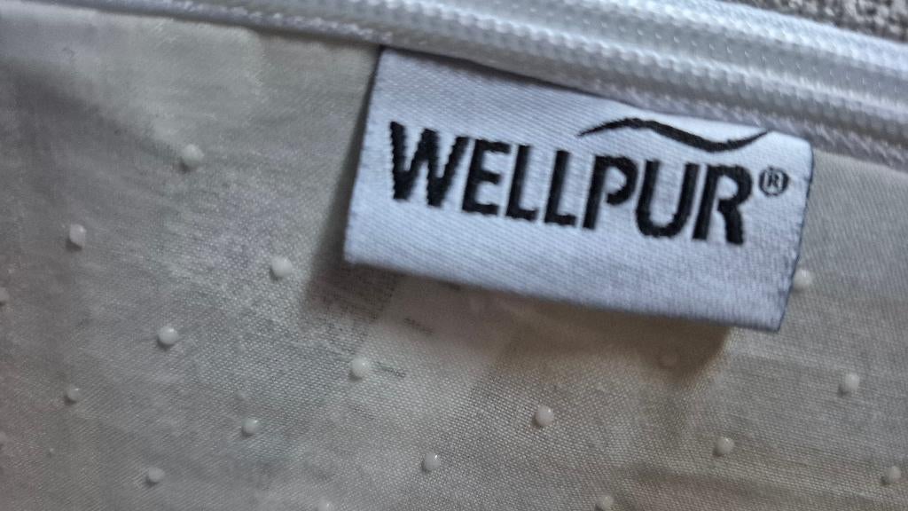 Topper 160x200cm WELLPUR, Huis en Inrichting, Slaapkamer | Matrassen en Bedbodems, Ophalen, Tweepersoons, Zo goed als nieuw, Matras