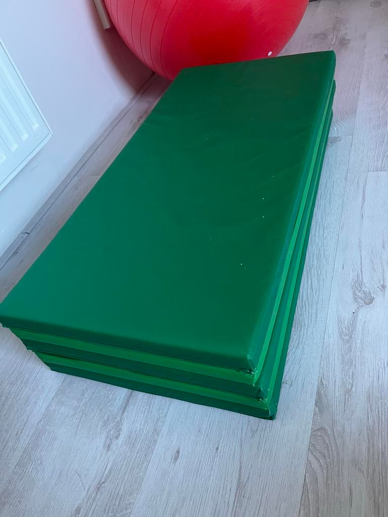 IKEA Gymmat - Opvouwbare Fitnessmat Groen, Ophalen, Zo goed als nieuw, Armen, Fitnessmat