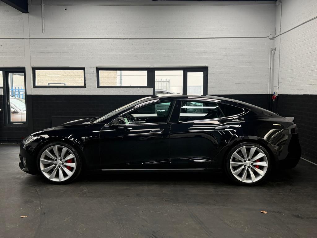 Tesla Model S 100D Performance | Ludicrous + 681 PK | Stoelk, Automaat, 110 €/maand, Model S, Zwart