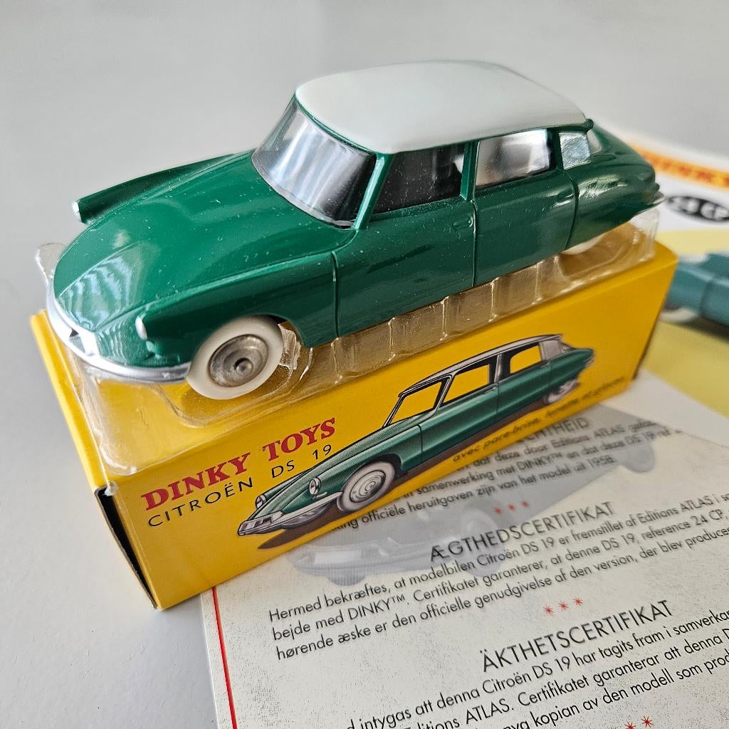 DINKY TOYS/ATLAS: CITROEN DS 19, nr. 24CP, Ophalen of Verzenden, Zo goed als nieuw, Auto, Dinky Toys