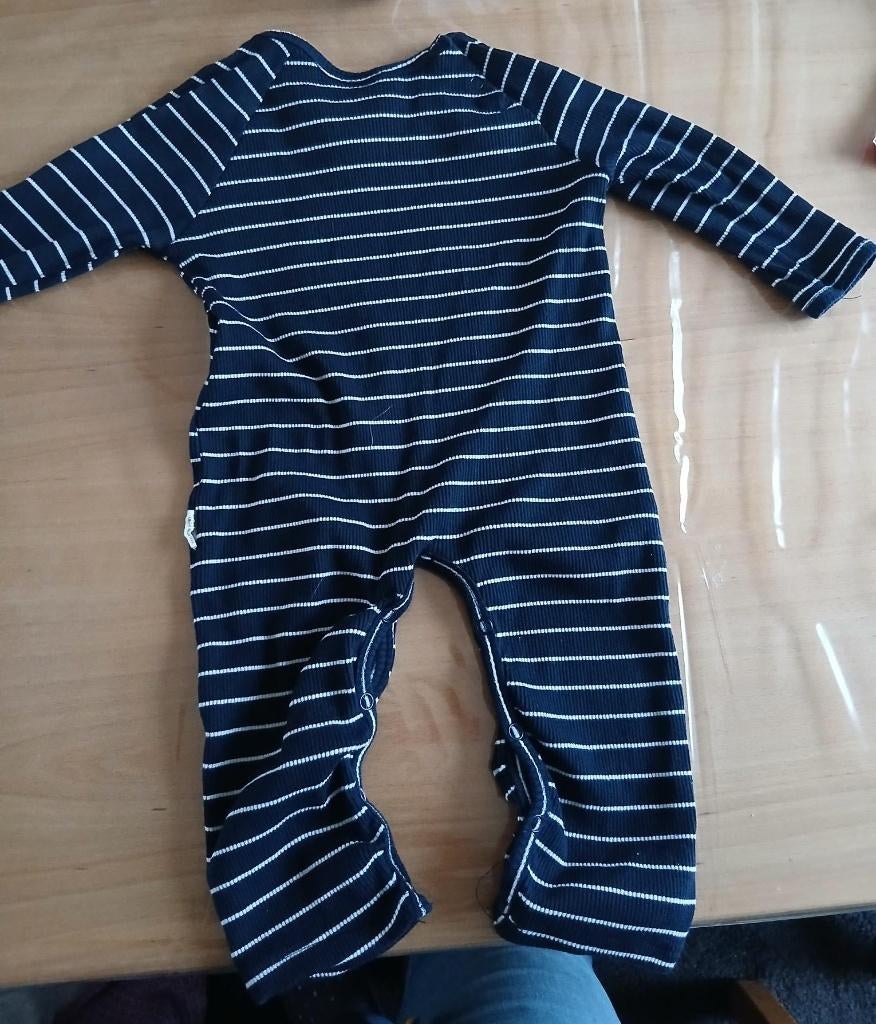 mooi blauw wit gestreept boxpakje, Kinderen en Baby's, Babykleding | Maat 86, Zo goed als nieuw, Jongetje, Pakje, Ophalen of Verzenden