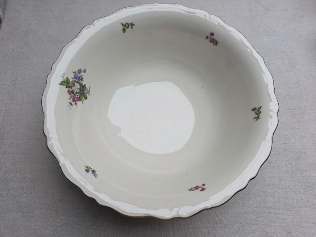 Diepe bloemetjes kom / schaal, Antiek en Kunst, Ophalen of Verzenden