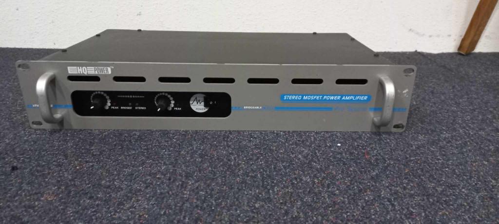 HQ Power VPA2200 MB versterker 2 x 200 watt / 4 0hm, Overige merken, Gebruikt, Ophalen of Verzenden, 120 watt of meer