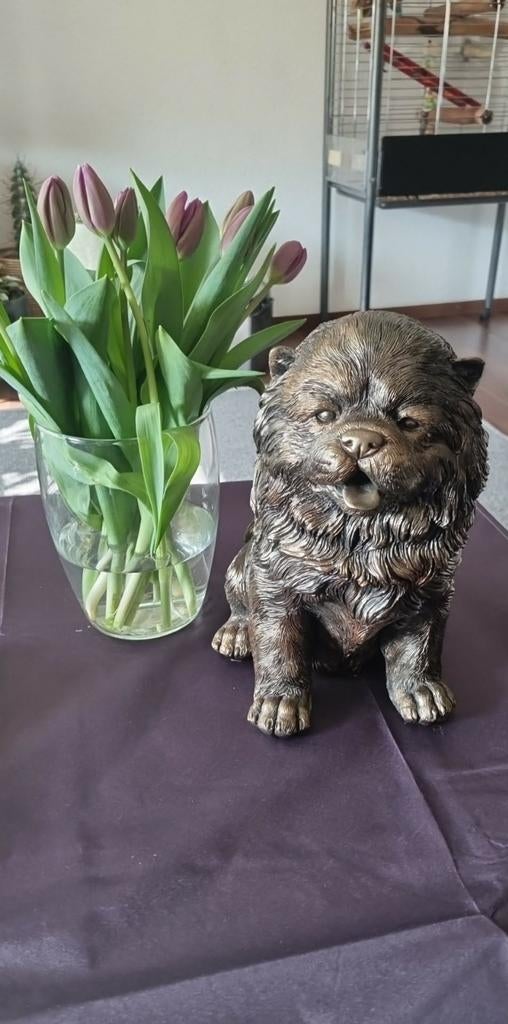 Chow Chow ChowChow beeld 21x26x30cm, Ophalen of Verzenden