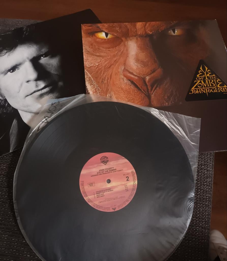 John Fogerty - Eye of the zombie 1986/LP+INNER VG+, Cd's en Dvd's, Vinyl | Rock, Ophalen of Verzenden, Gebruikt, 12 inch, Poprock