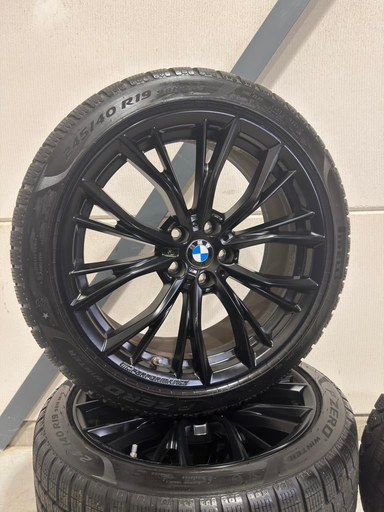 19 INCH BMW 786M M PERF ORIGINEEL 5 SERIE G30 G31 WINTER, Auto-onderdelen, Banden en Velgen, 19 inch, 245 mm, Banden en Velgen