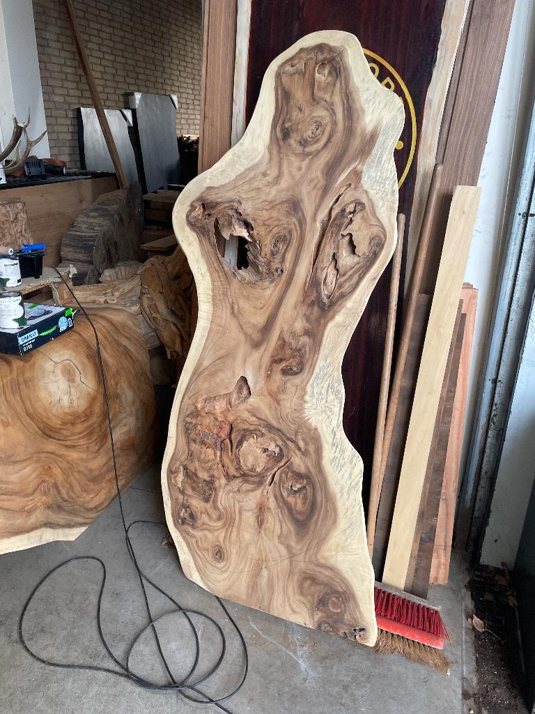 Organische schijven suar mango lychee tamarinde wengé  groot, Organische robuuste landelijke, 150 tot 200 cm, Nieuw, Overige vormen