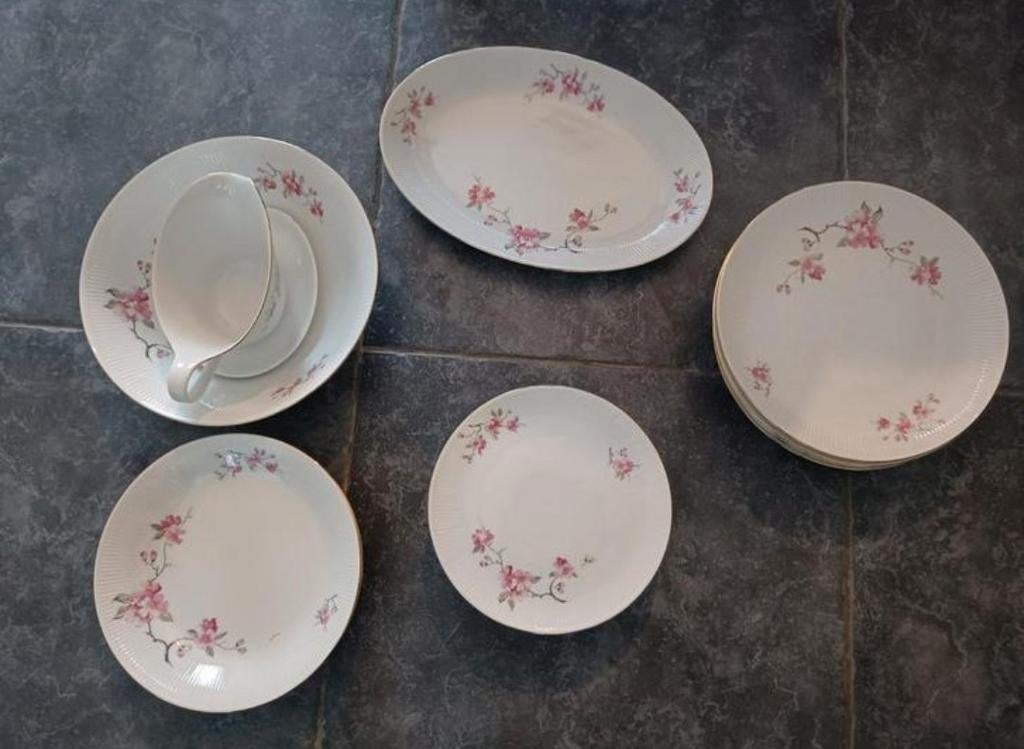 Vintage Winterling Marktleuthen Bavaria Servies, Ophalen, Gebruikt, Overige stijlen, Porselein