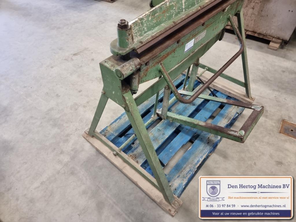 zetbank JORG ** koopje ** 1m met voetklemming zetbanken hand, Ophalen of Verzenden, Gebruikt