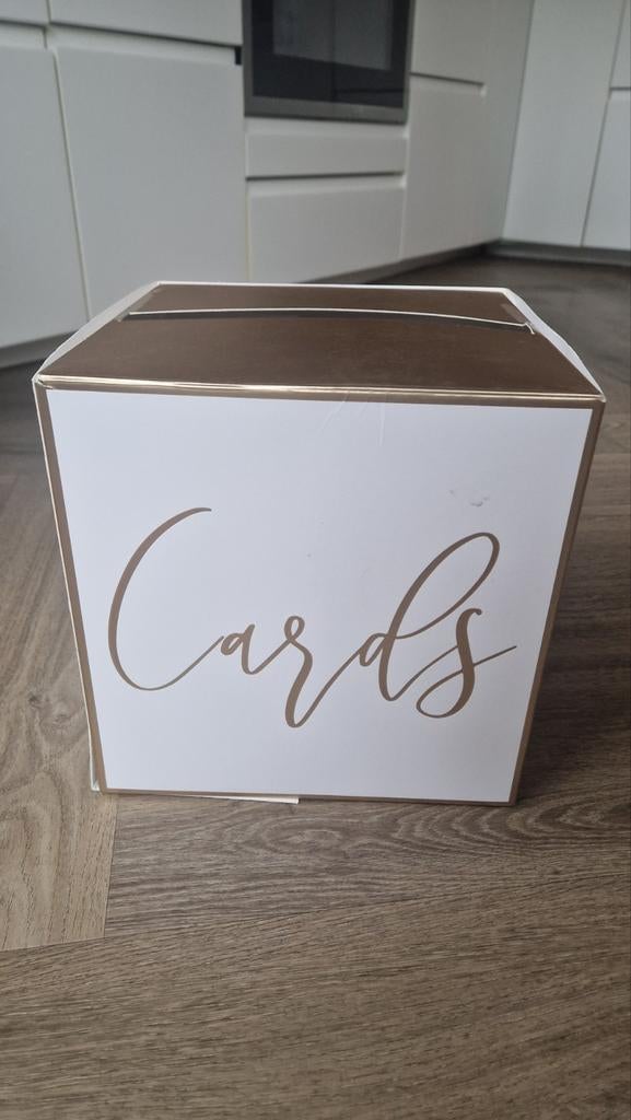 Enveloppen doos bruiloft, Ophalen of Verzenden, Gebruikt, Versiering, Geboorte of Huwelijk