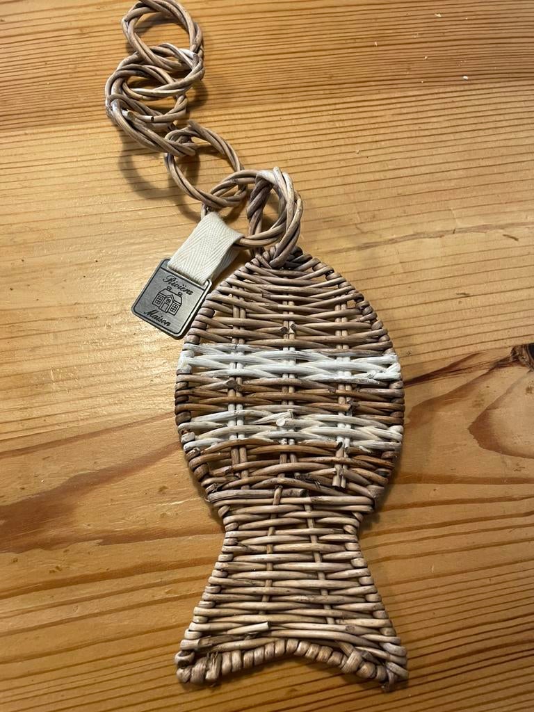 riviera maison rieten visje, Ophalen, Zo goed als nieuw