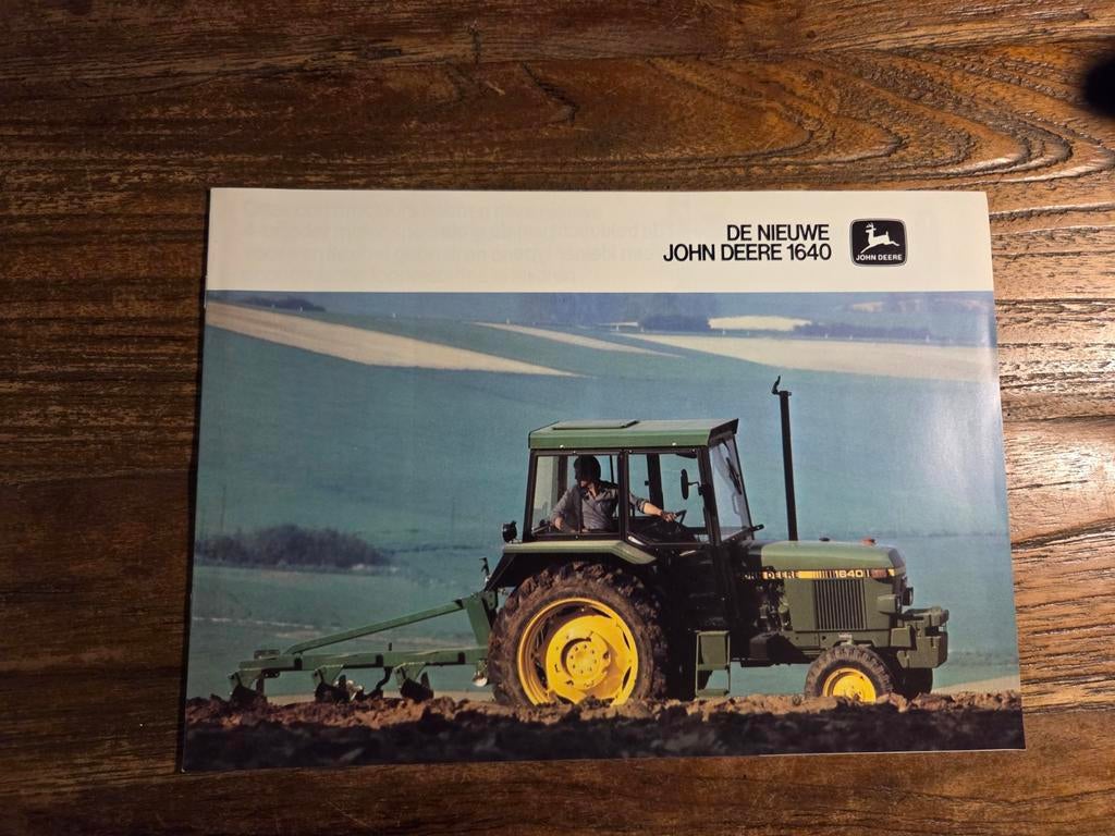 John Deere 1640 Folder - Nederlandstalig, Ophalen of Verzenden