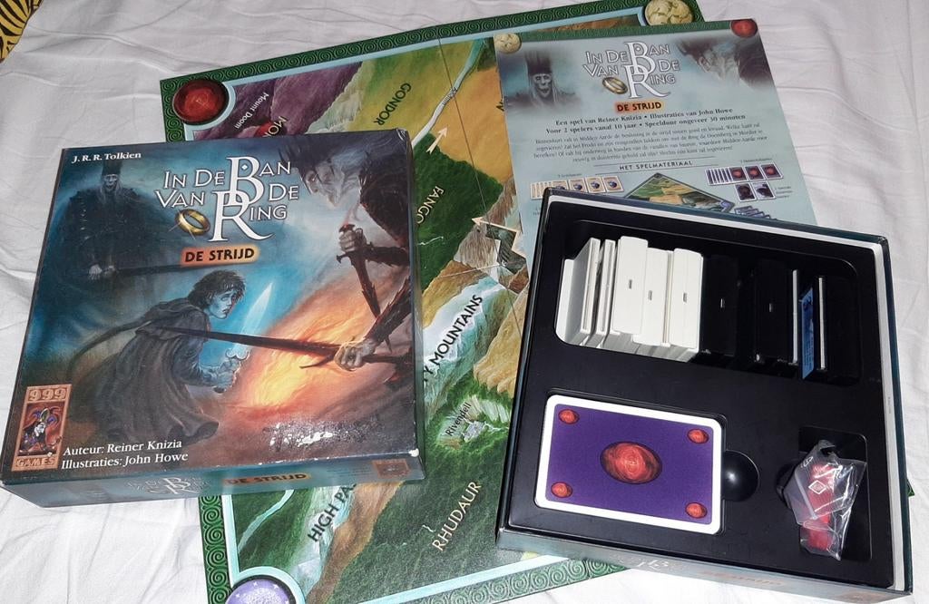 In de Ban van de Ring - De Strijd Bordspel Lord of the rings, Hobby en Vrije tijd, Ophalen of Verzenden, 999 Games