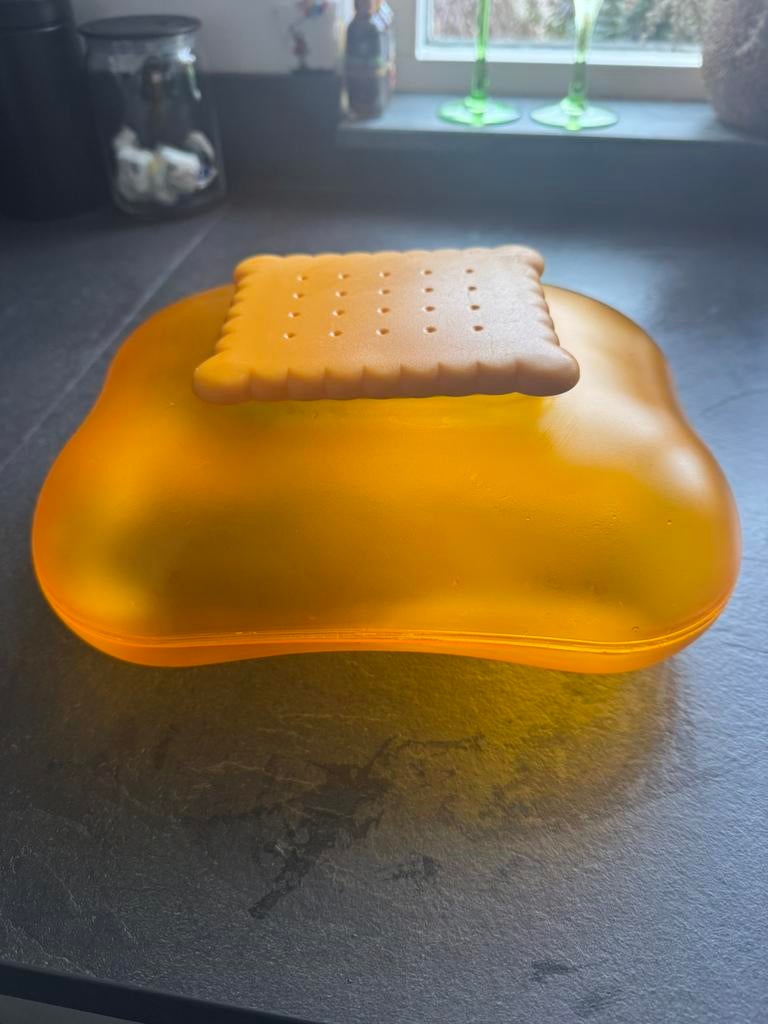 Alessie koektrommel Mary Biscuit oranje, Ophalen of Verzenden, Zo goed als nieuw, Oranje, Overige typen