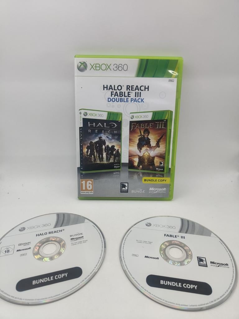 Halo Reach & Fable III - Xbox 360 Doublepack, Spelcomputers en Games, Games | Xbox 360, Gebruikt, Shooter, 1 speler, Vanaf 16 jaar