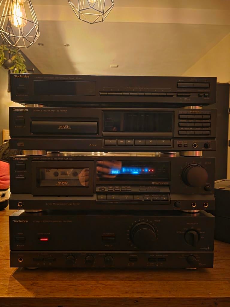 Technics stereo-set compleet., Ophalen, Gebruikt, Cd-speler, Overige merken