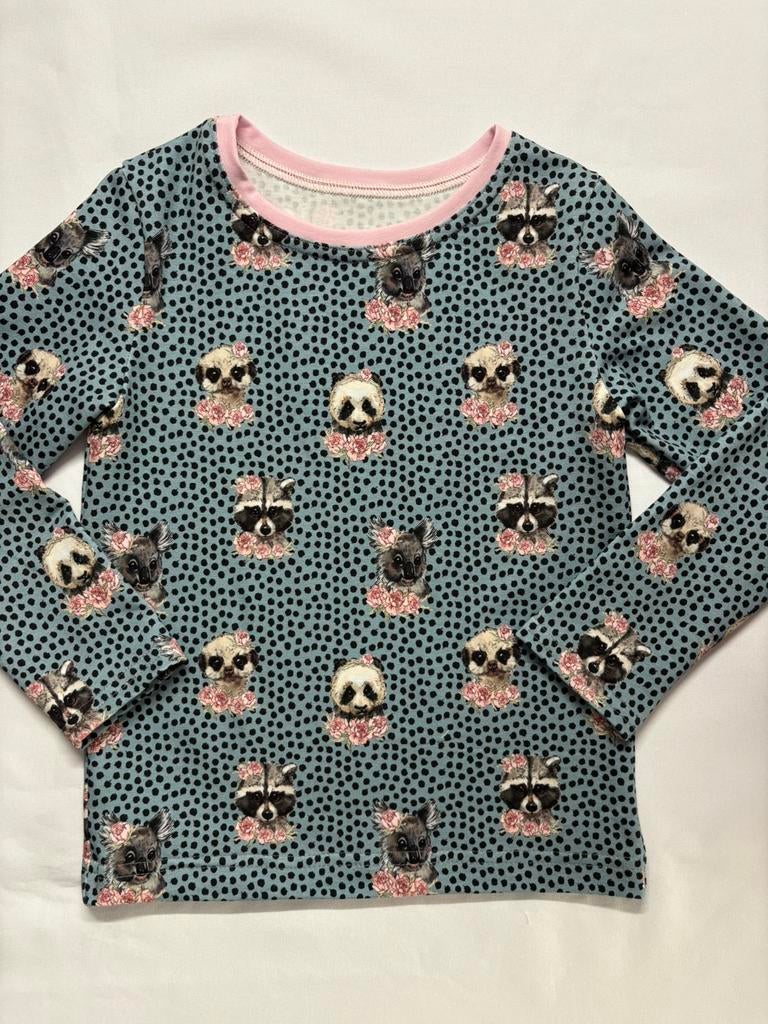 Shirt panda wasbeer maat 104, Meisje, Geen, Nieuw, Ophalen of Verzenden