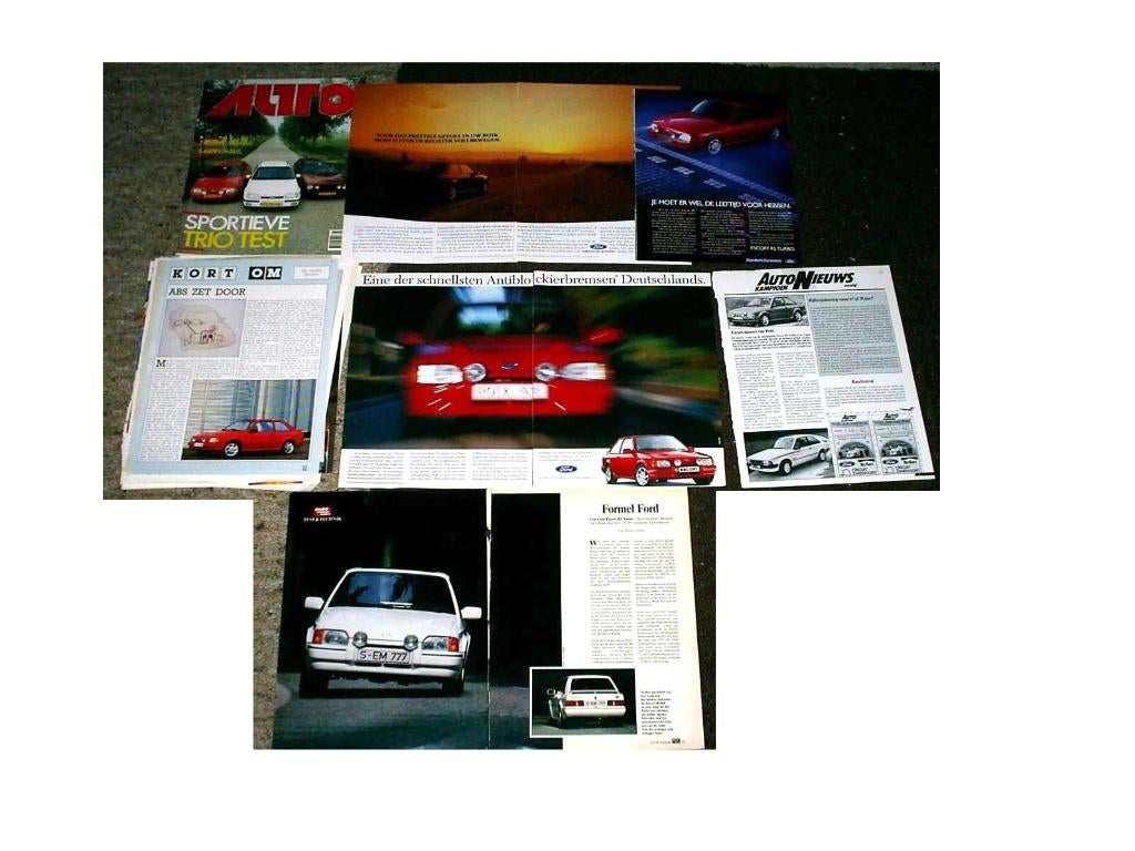 Ford Escort RS Turbo MK 4 [ 18 verschillende testen/info's ], Boeken, Verzenden, Zo goed als nieuw, Ford