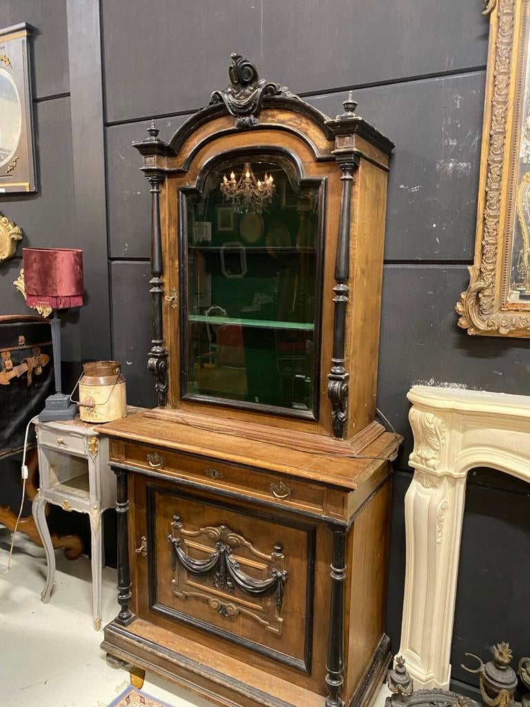 Prachtige Bonheur Kast met Verlichting, Antiek en Kunst, Ophalen