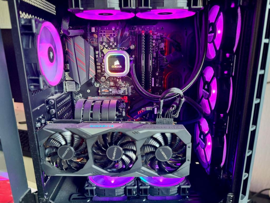 Krachtige Gaming PC - i5-9600K, RTX 2080, 16GB RAM, SSD+4TB, Ophalen, Gebruikt, Gaming, SSD