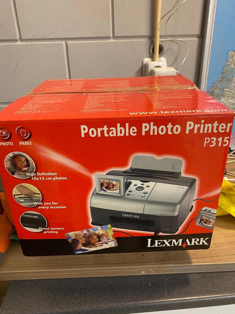 Vintage Lexmark P315 Fotoprinter - Nieuw in Doos!, Fotoprinter, PictBridge, Inkjetprinter, Ophalen of Verzenden