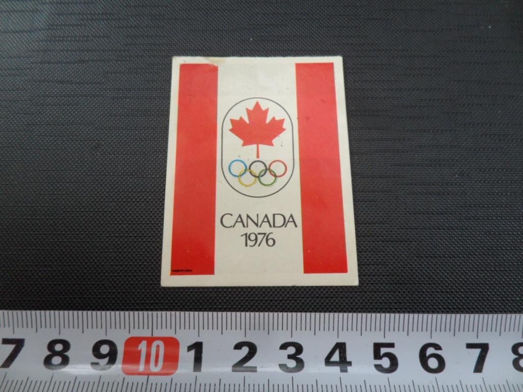 sticker canada 1976 olympische spelen, Ophalen, Zo goed als nieuw