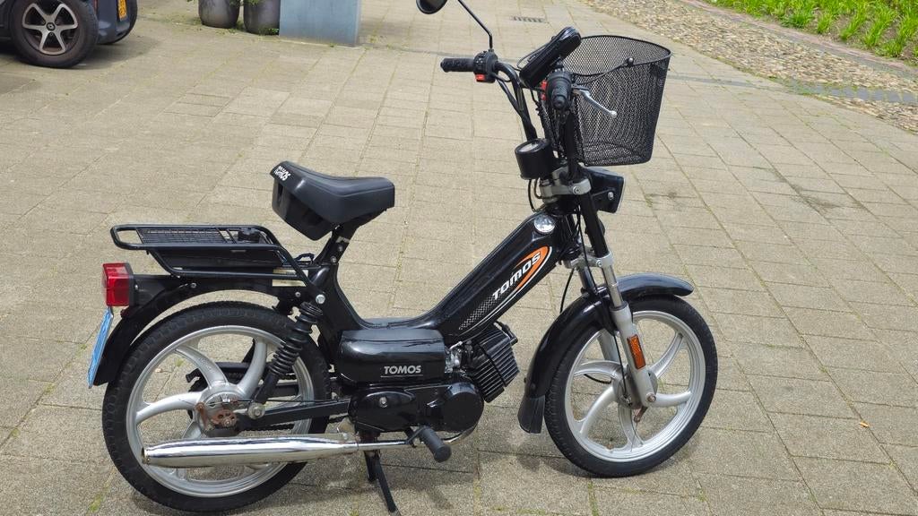 Tomos Blauw kenteken Snorfiets (25 km/u) - Goede Staat, Fietsen en Brommers, Brommers | Tomos, Ophalen, Gebruikt, Maximaal 25 km/u