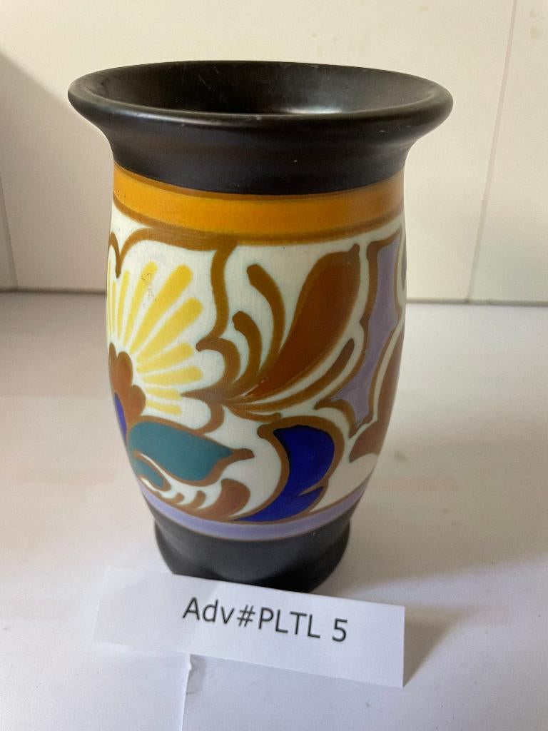 Plateel ADV#PLTL 5 Plateel klein vaasje, Antiek en Kunst, Ophalen