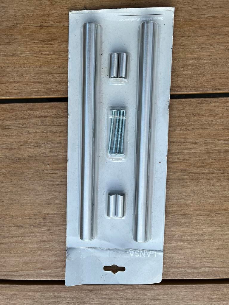 IKEA Lansa RVS Handvatten - Nieuw in Verpakking, Minder dan 80 cm, Overige typen, Minder dan 200 cm, Nieuw