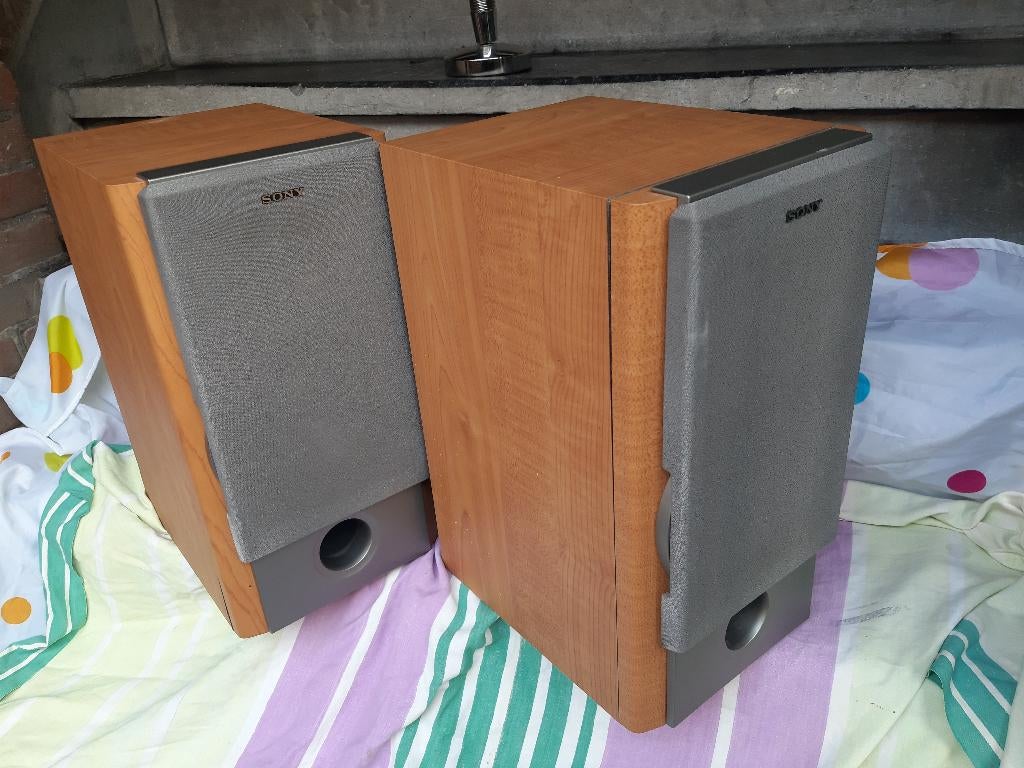 Sony SS-NX1 - Fraaie 100 watt stereo speaker-set, echte Japa, Audio, Tv en Foto, Luidsprekers, Ophalen, Gebruikt, Sony, 120 watt of meer