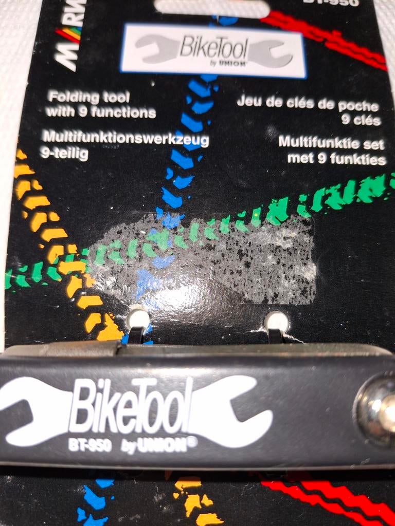 BikeTool BT-950 Multifunctionele Fietsgereedschap, Ophalen of Verzenden, Gebruikt, Gereedschapsset