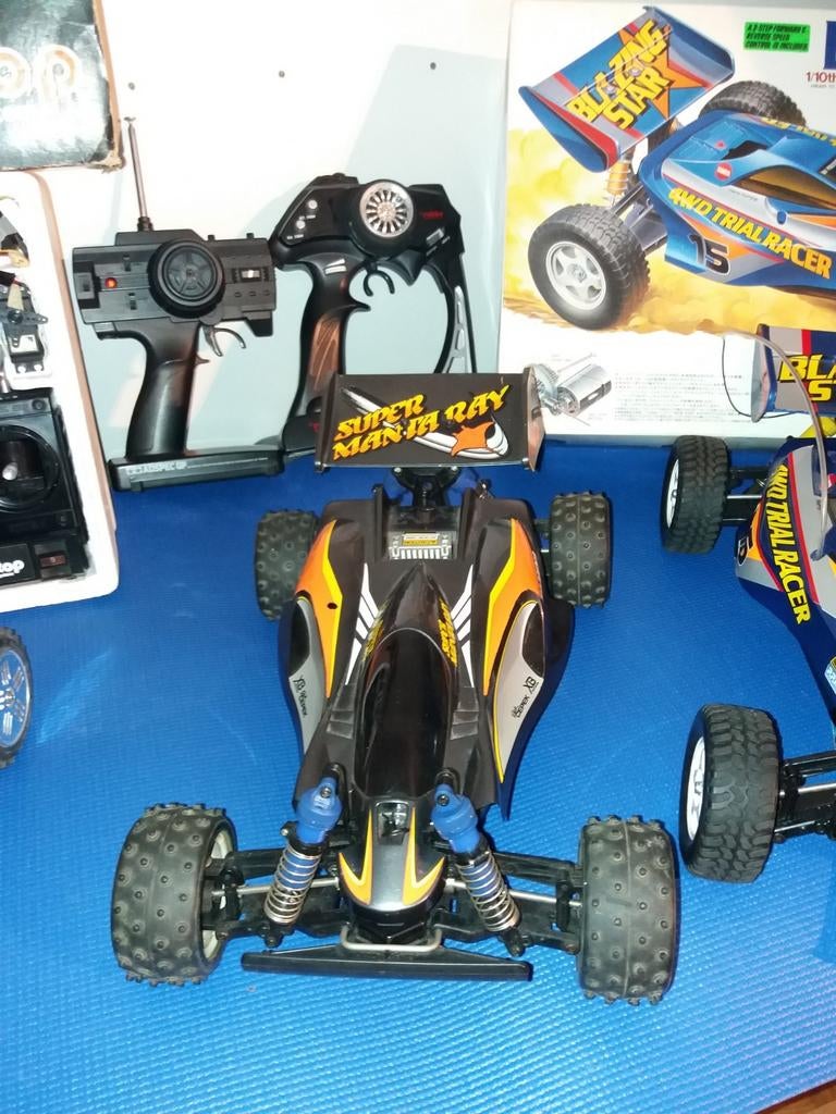 Tamiya rc vintage buggy, Zo goed als nieuw, Schaal 1:10, Onderdeel, RTR (Ready to Run)