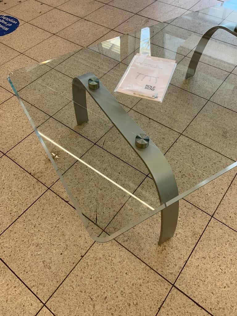 Tafel vintage Rolf Benz salontafel coffee table jaren 80, Huis en Inrichting, 100 tot 150 cm, Zo goed als nieuw, 75 cm of meer