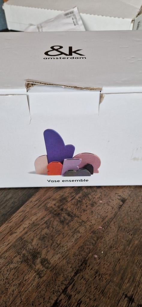 &klevering design vazen (set) nieuw, Huis en Inrichting, Overige kleuren, Nieuw, Ophalen of Verzenden, Glas