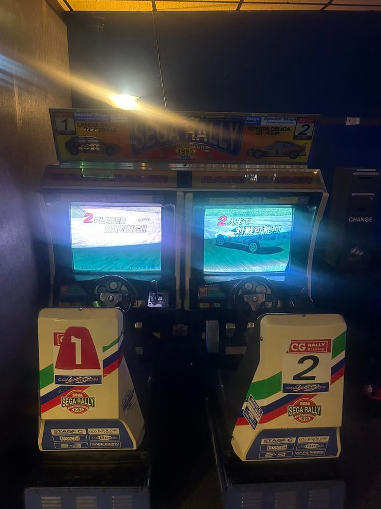 Sega rally 1 arcade machine 1995, Verzamelen, Automaten | Overige, Ophalen, Gebruikt