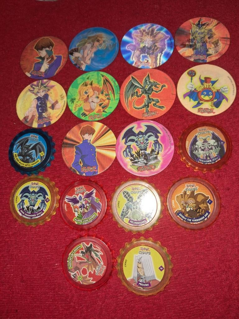 18 Yu-Gi-oh flippo's. In zeer nette staat. Zie foto's., Verzamelen, Ophalen of Verzenden, Losse flippo's
