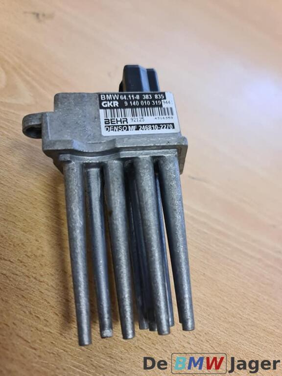 Kachelweerstand BMW E46 E39 X3 X5 64118383835, Gebruikt, Ophalen of Verzenden, BMW, BMW